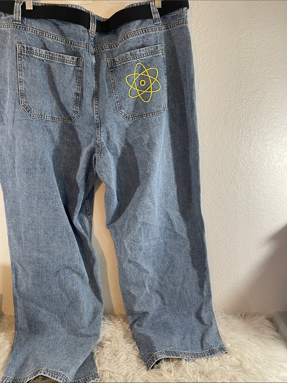 Her Universe Disney A Goofy Movie Max & Powerline Belted Straight Leg Denim Jean - Picture 6 of 13